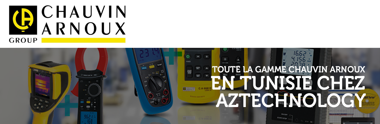 Les produits Chauvin Arnoux en Tunisie chez Aztechnology