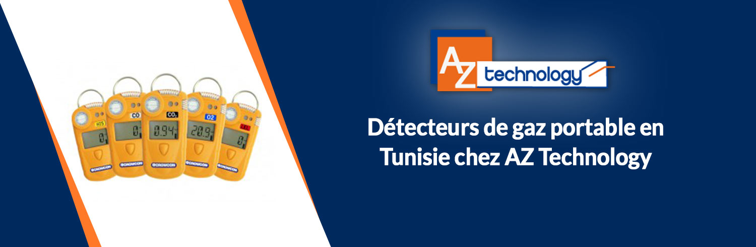 Toute une gamme de détecteurs de gaz portable en Tunisie chez AZ Technology
