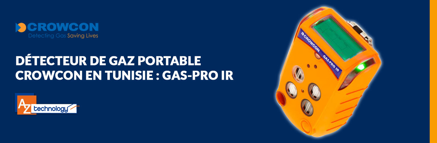De nouveaux détecteurs de gaz portables Crowcon en Tunisie disponibles chez Aztechnology